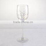 High Quality Wine Glass Set With Gold Decal thumbnail-6