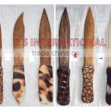 Camel Bone Paper Cutter With Leather thumbnail-1