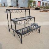 Wrought Iron Three-tire Flower Rack thumbnail-1