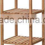 Walnut Wood Oil Painted Flower Shelf for Balcony thumbnail-4