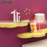 Lovely Design Cloud Shape Floating Shelves Small Adjustable Wall Mounted Shelving for Home Decor thumbnail-3
