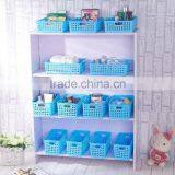 Plastic Baskets With Handles, Plastic Storage Baskets thumbnail-2