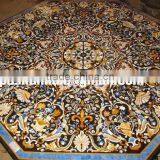 Marble Inlay Decorative Dining Table Top thumbnail-1