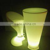 Fashion Commercial Beautiful Lighitng Plastic High LED Bar Stools With 16 Colors Change by Remote Control thumbnail-4