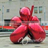 Contemporary City Large Outdoor Metal Craft Stainless Steel Sculpture thumbnail-5