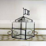 A Jewelry Box Classic House Shaped A Stained Glass Terrarium thumbnail-3