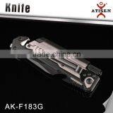 Top Quality Tactical Folding Knife 3Cr13+Aluminium Camping Knife With LED Car Glass Breaker Belt Cutter Fire Start Tools thumbnail-3