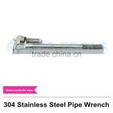 Non-magnetic 304 Stainless Steel Pipe Wrench American Type,SS Pipe Vice,Rustless Steel Tools thumbnail-1