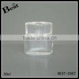 30ml China Cosmetic Custom Logo Screen Printing Clear Crystal Glass Bottle Perfume Best Sale Promotion Wholesale