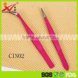 Factory Price High Quality Rubber Plastic 430 Eyebrow Tweezer in Beauty Salon thumbnail-1