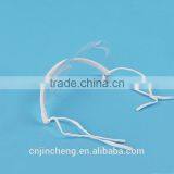 Widely Used in Hotel and Restaurant Smile Antibacterial Transparent Clear Plastic Sanitary Face Mask for Food Service thumbnail-4