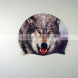 Wholesale OEM New Design Colorful Silicone Swimming Cap thumbnail-2