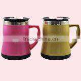 480ml Hot Sale Double Wall Stainless Steel Mug Holder thumbnail-1