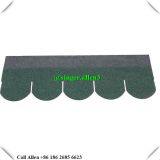 Fish Scale 5 Tabs Colorful Fiberglass Asphalt Shingle Roof Tile thumbnail-5