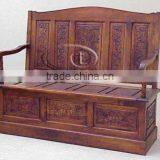 BENCH CARVING W/BOX thumbnail-1