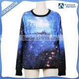 Wholesale Custom Designs 3D Digital Printing Crewneck Sweatshirt for Women thumbnail-1