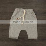 Pure Colour Korea PP Pants Boy Cropped Trousers With Pocket thumbnail-4