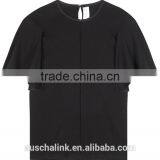 High Quality Ladies 100% Cotton Blouse Low Price China thumbnail-4