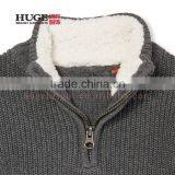 Round Neck 100% Cotton Half-Ziper Boys Knitted Sweater,Children Winter Sweaters thumbnail-2