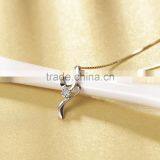 Quality Guarantee 9K Gold Jewelry Locket Diamond Necklace thumbnail-3