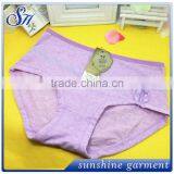 2016 Wholesale 100% Cotton Briefs Cheaper Underwear for Sexy Women thumbnail-4