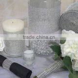 10 Yards 24 Rows Black With Silver Plastic Rhinestone Ribbon Trim Mesh For Garment Accessories thumbnail-5