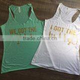 Custom Sexy Tank Top- You Can Customize the Sexy Tank Top of Text and Pictures thumbnail-1