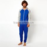 PA0047A Wholesale Cheap Plain Adult Raglan Sleeves Onesie for Men thumbnail-1
