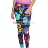 High Quality 3d Printed Leggings Sublimation Printing Women Yoga Wear Pants Fitness Leggings thumbnail-1