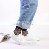 WS-26 Fishnet Short Socks Women Summer Invisible Black Nylon Mesh Socks Female Solid Color Transparent Woman Socks thumbnail-5