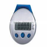 Deluxe Multi-Function Pedometer - Counts Steps, Miles, Kilometers, Calories, Records up to 99,999 Steps and Comes With Your Logo thumbnail-3