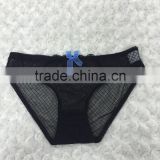 Hot Sale Girl Underwear Elegant Comfortable High Quality Molding Cup Sexy Lace Net Bra Panty thumbnail-4