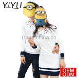 Custom Winter Autumn Casual Long Sleeve Folk Embroidery Couple Sweater thumbnail-1