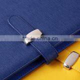 Custom Faux Leather Planner 6 Holes Loose Leaf Binder Clip Diary Notebook thumbnail-2