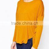 European Style Fashion Personal Custom Long Sleeve T-shirt for Lady thumbnail-5