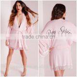 Hot Selling Stylish Slogan Back Nightgown Women Sexy Gown Dresses 2016
