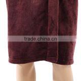 Factory Wholesale Royal Plush Flannel Fleece Bathrobe Sleepwear thumbnail-4