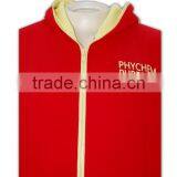 Lastest Product Best Price Plain Red Comfortable Custom Made Lined Hoodie thumbnail-5