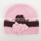 Crochet Baby Hat Infant Cute Hot Sale Custom High Quality New Fashion Hat Toddler Crochet Hat for Sale thumbnail-6