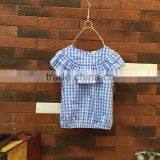 Wholesale Summer Cotton Printing Sleeveless Girls Baby Swing Top Set thumbnail-4