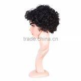 Large Stocks! Sexy Synthetic Wigs, Cheap Synthetic Cosplay Wigs, Short Dark Brown Cosplay Hair Wig thumbnail-5