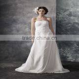 2017 Hot Sale Bridal Wedding Dress Bridal Gown Wholesale Price High Chiffon Wedding Dress AS293 thumbnail-1