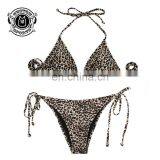 New design cheaper spandex polyester swimwear woman bikini