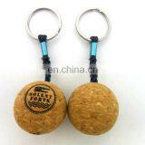 Cork Ball Shape Floating Keychain thumbnail-5