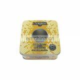 Wholesale Small Square Perfume Tin Box With a Round PVC Window thumbnail-1