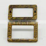Colorful Custom Metal Label With Antique Painted Color Metal Logo Plate for Jeans