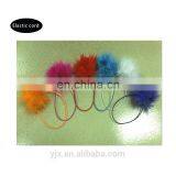 Pre-tie Elastic Hair Stretch Loop With Feather thumbnail-1