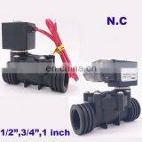 2 Way Plastic Solenoid Valve NBR/EPDM/FKM 1/2" 3/4 1 Inch Orifice 15/20/25mm Normal Close PP-15/20/25 Water Valve 10bar 220V thumbnail-2