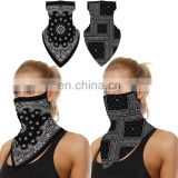 Bandana Face Mask Ear Loops Anti Dust Wind Sun Neck Headwear Motorcycle Outdoor Men Women Scarf Face Mask