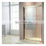 New design tempered glass shower partition cheap sliding shower cabin door